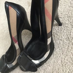 Burberry high heels size 8.